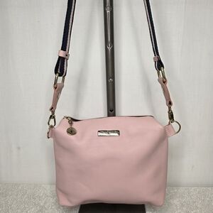 Planner Perfect Summer Leather Shoulder Bag - Pink